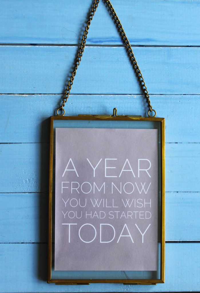 A year from now you wish you hard started today, productivity