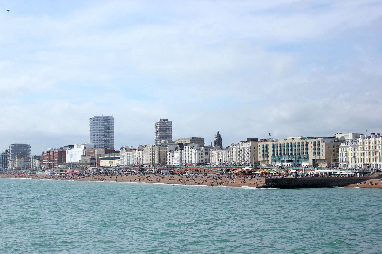 Brighton weekend beach